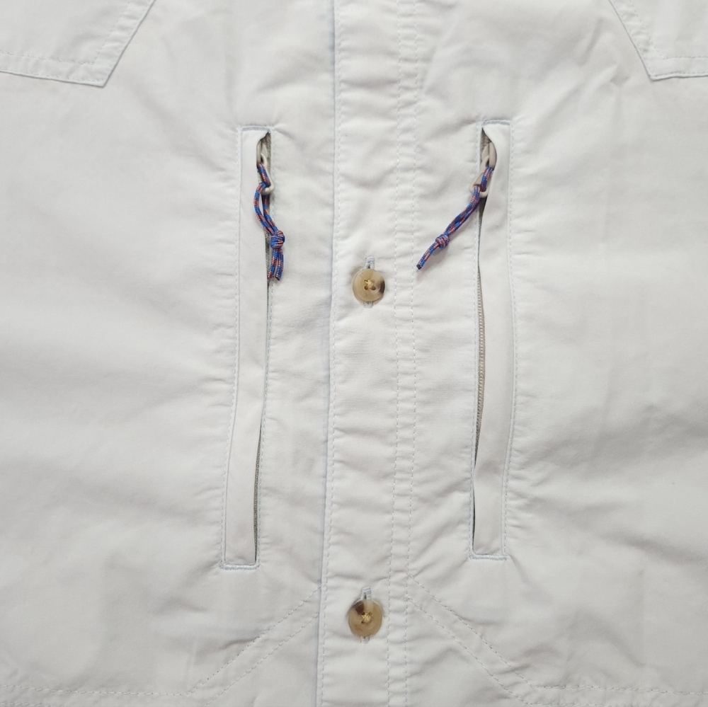 Patagonia Sun Stretch Mens Shirt Size XXL Long Sleeve Button Down Blue - Picture 3 of 7